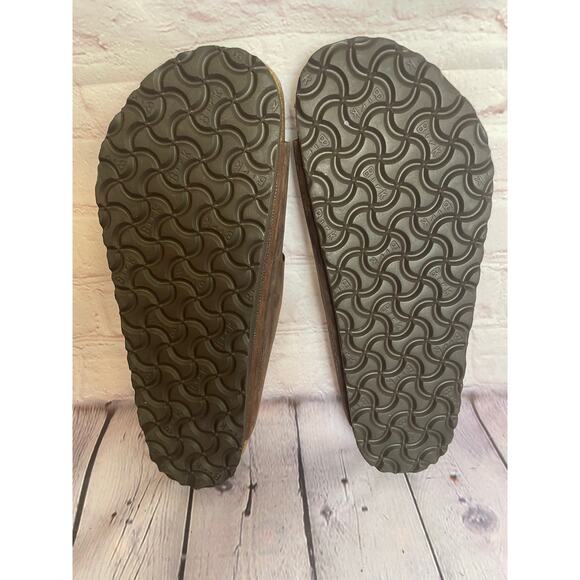 NIB Birkenstock Leather Arizona Habana SIze 41 Unisex - Picture 5 of 6